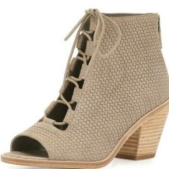 eileen fisher open toe bootie